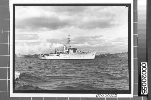 HMAS MILDURA I off the coast of the eastern suburbs, Sydney