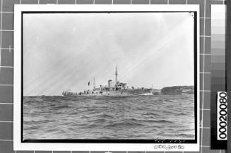 Trials of HMAS WOLLONGONG I off Sydney Heads