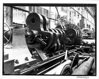 Machinery at Cockatoo Island Dockyard, Sydney, 19 August 1940