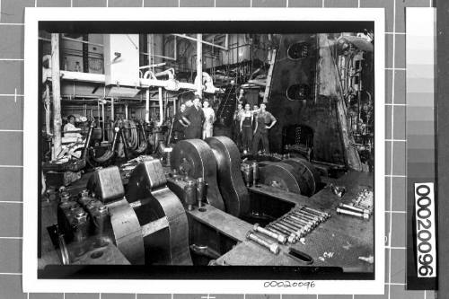 Engine room of SS TRIADIC