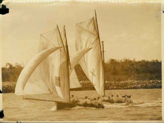 18 footer skiffs BRITANNIA and SYDNEY