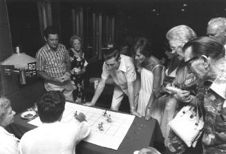 Photograph depicting a group of people at the SEA PRINCESS' casino