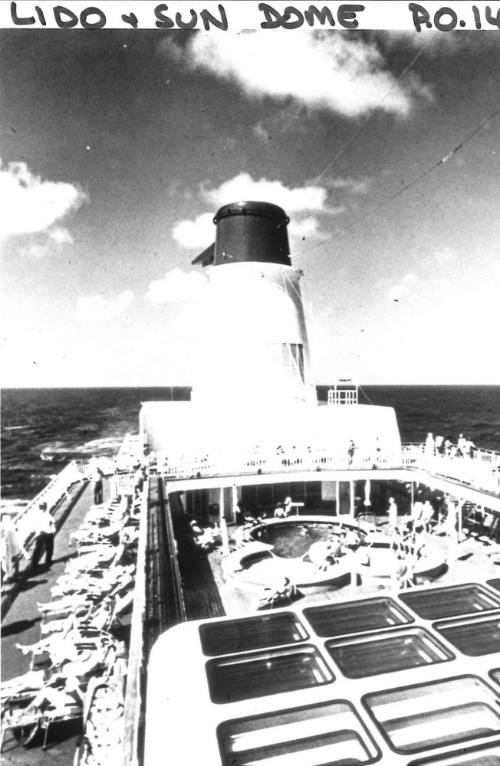 Photograph depicting the Lido and Sun Dome deck