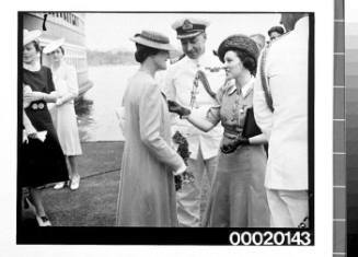 Launching of HMAS WARREGO II at Cockatoo dockyard