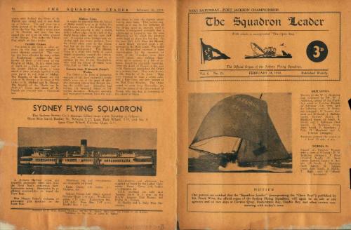 Collection of The Squadron Leader/Sydney Flying Squadron newsletters