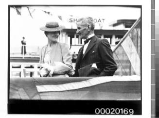 Launch of HMAS WARREGO II at Cockatoo dockyard