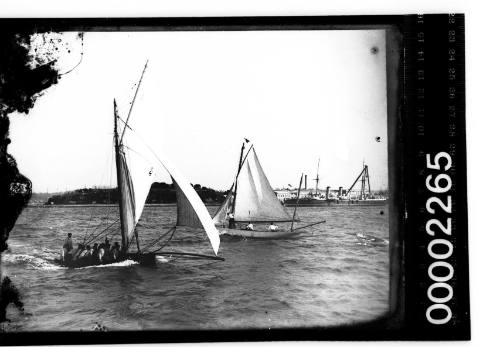 Yachts sailing near Garden Island