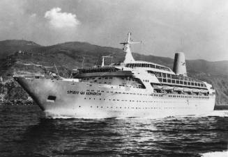 Photograph depicting SPIRIT OF LONDON at sea