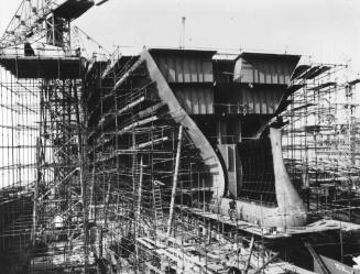 Photograph depicting the SPIRIT OF LONDON under construction