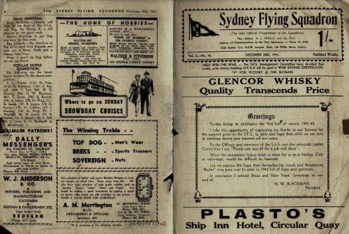 Sydney Flying Squadron program