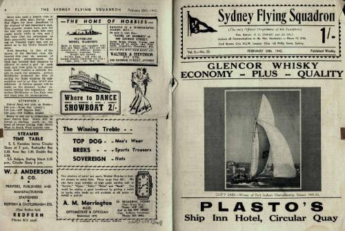 Sydney Flying Squadron program