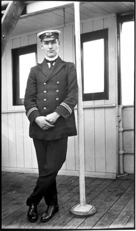 Unidentified merchant marine officer