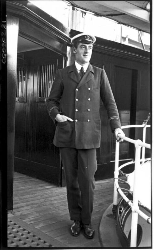 Unidentified merchant marine officer