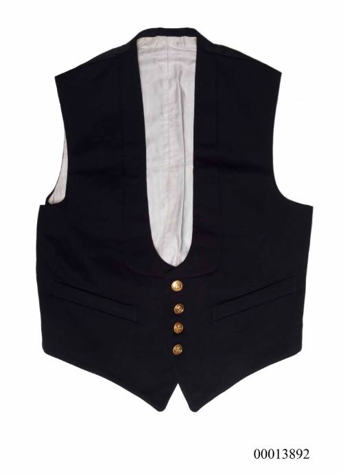 RANVR Officer's waistcoat : Lieutenant Commander Norman Warren Waterhouse