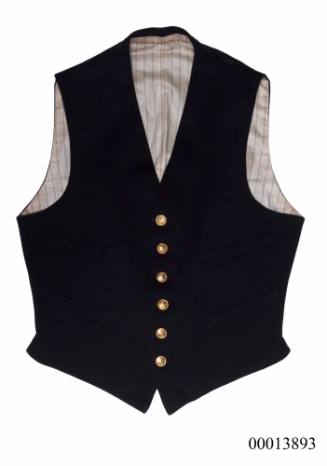 RANVR Officer's waistcoat : Lieutenant Commander Norman Warren Waterhouse