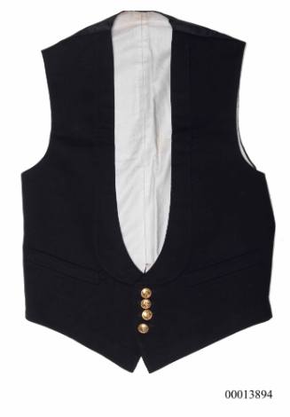 RANVR Officer's waistcoat : Lieutenant Commander Norman Warren Waterhouse