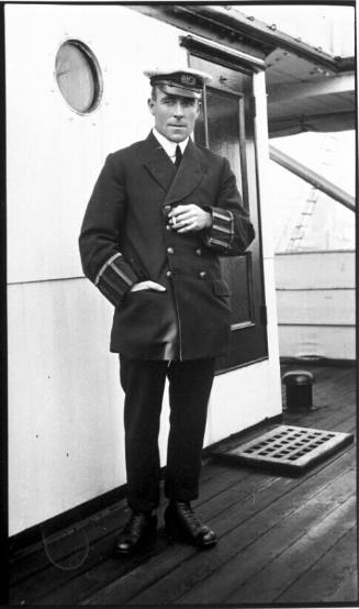 Unidentified merchant marine officer
