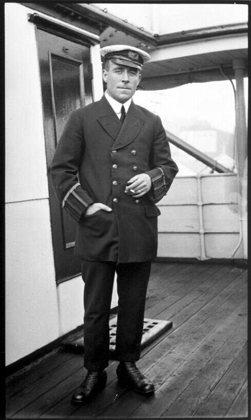 Unidentified merchant marine officer