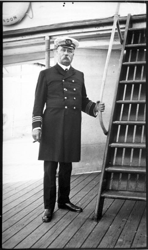 Captain from an English merchant steamship