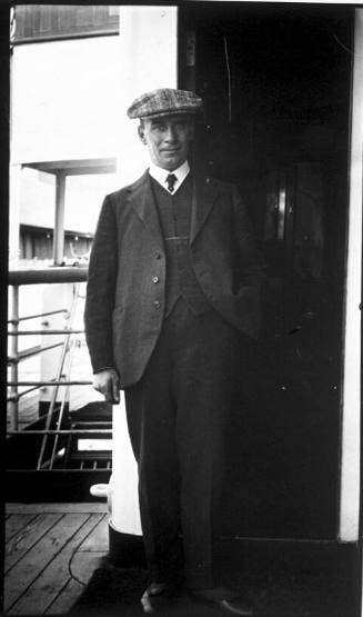 Captain from an English merchant steamship, not in uniform