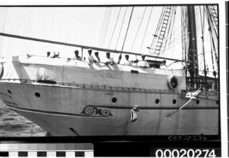 Crew members on board MERSEY