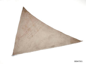 Original foremast sail from 18 inch model skiff ROSE