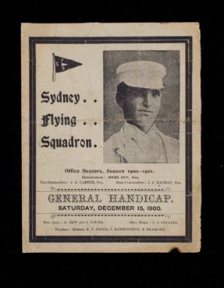 Sydney Flying Squadron General Handicap Program 15 December 1900