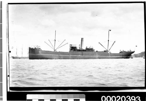 Unidentified merchant vessel, possibly near Port Jackson in Sydney