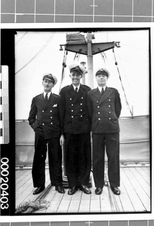 British Phosphate Commission officers from MV TRIADIC