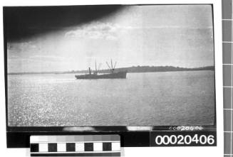 Unidentified merchant vessel, possibly near Port Jackson in Sydney