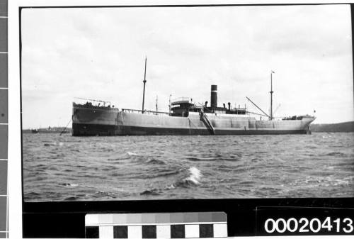 Unidentified merchant vessel, possibly near Port Jackson in Sydney