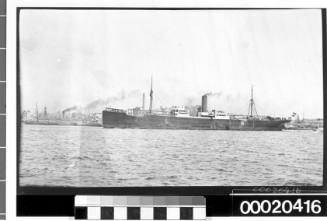 Unidentified merchant vessel, possibly near Millers Point in Sydney