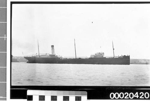 Unidentified merchant vessel, possibly near Port Jackson in Sydney