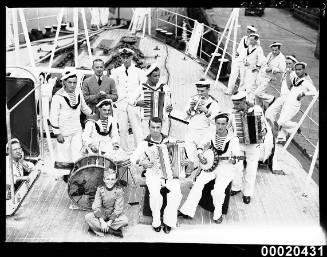 French naval band from JEANNE D'ARC