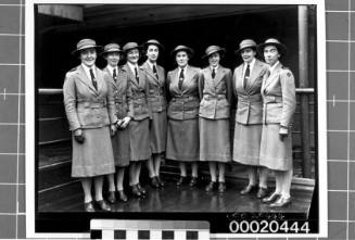 Group portrait of Australian Army nurses