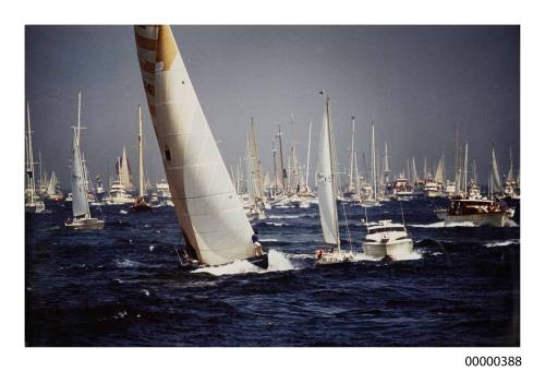 AZZURA leading the spectator fleet