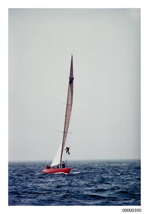 LIBERTY in race five of the America's Cup