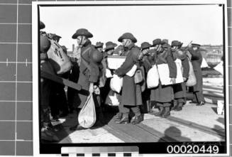 Australian troops preparing to depart Sydney