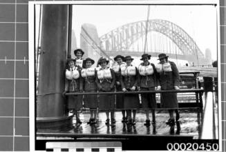Group portrait of Australian Army nurses