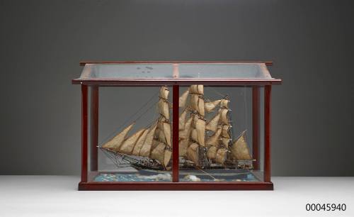 Sailor made model of the immigrant ship BARODA