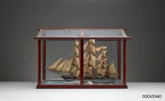 Sailor made model of the immigrant ship BARODA