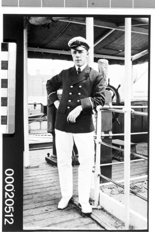 Portrait of an unidentified merchant marine officer, possibly of the British India Steam Navigation Company Ltd