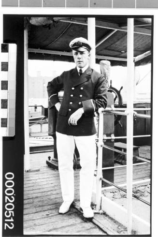 Portrait of an unidentified merchant marine officer, possibly of the British India Steam Navigation Company Ltd