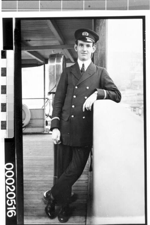 Portrait of an unidentified merchant marine officer, possibly of the British India Steam Navigation Company Ltd