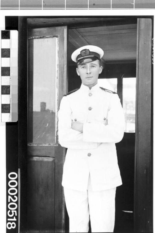 Portrait of an unidentified merchant marine officer, possibly of the British India Steam Navigation Company Ltd