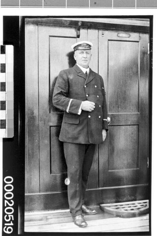 Portrait of an unidentified merchant marine officer, possibly of the British India Steam Navigation Company Ltd