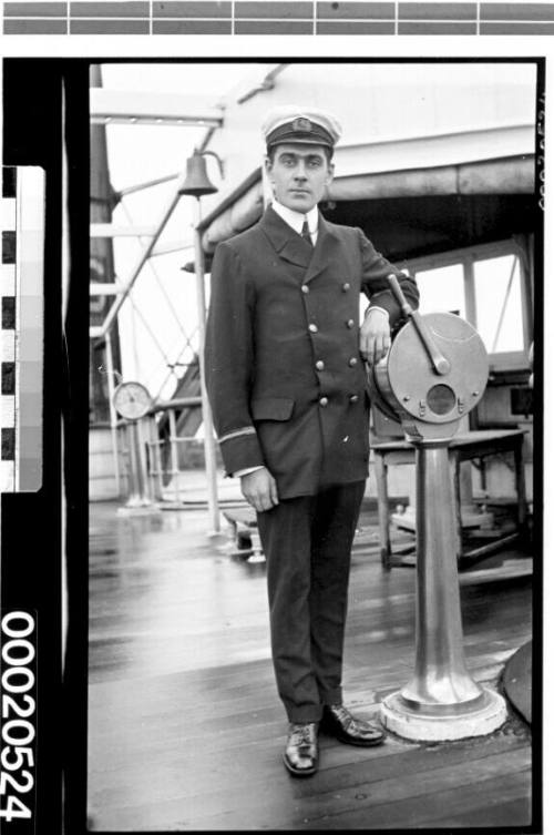 Portrait of an unidentified merchant marine officer, possibly of the British India Steam Navigation Company Ltd