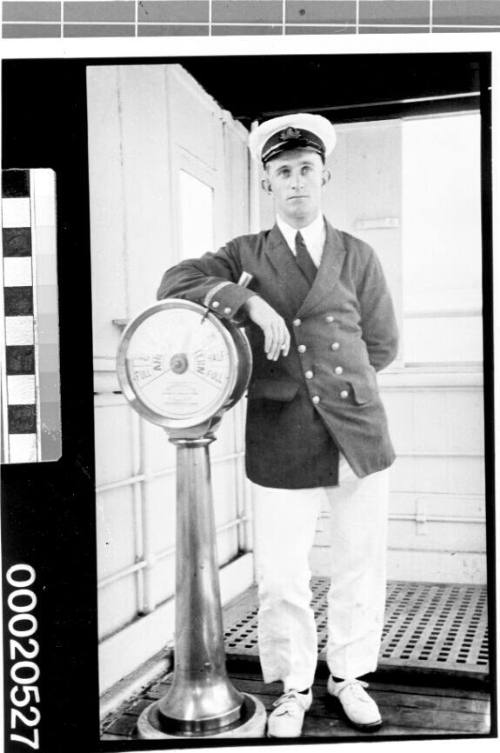 Portrait of an unidentified merchant marine officer, possibly of the British India Steam Navigation Company Ltd