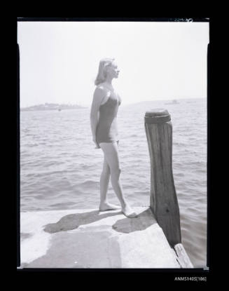 Negative depicting a woman modelling swimwear