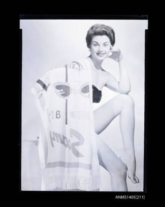 Negative depicting a woman modelling swimwear